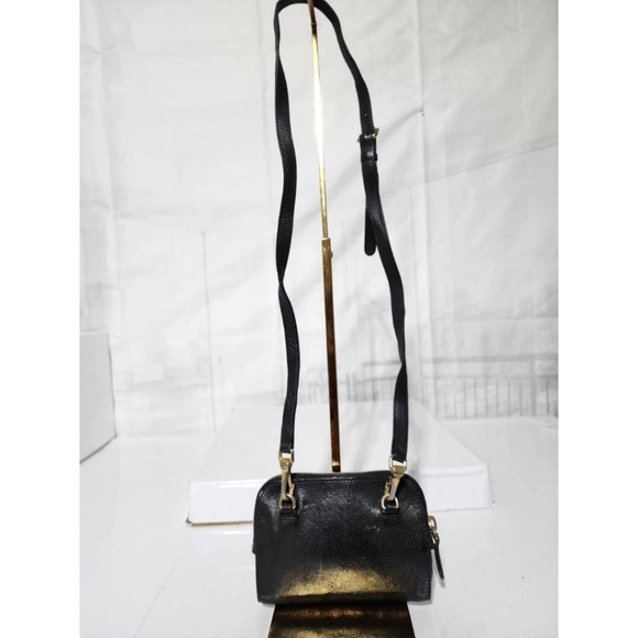 Authentic BURBERRY Grain Calfskin Small Crossbody Bag Black - Picture 4 of 15